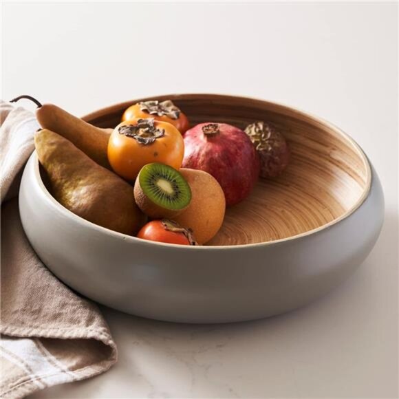 Fruit Bowl For Kitchen Counter, Decorative Bowl, Large Serving Bowl - Picture 4 of 7